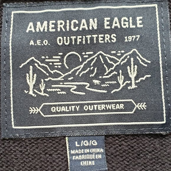American Eagle Outfitters Men's Southwestern Hooded Sweater, Size: L - Picture 10 of 16